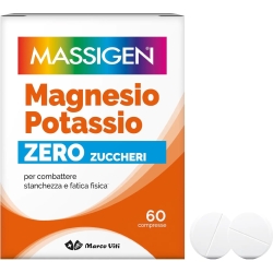 Massigen Magnesium and Potassium without sugar 60 tablets