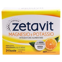 Zetavit - Magnesium and potassium supplement 24 sachets orange