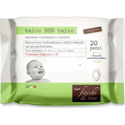 Talco Non Talco - 20 refreshing and soothing wipes
