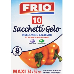 10 Bags Frost Maxi 34 x 52 cm