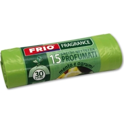 15 scented garbage bags