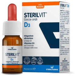 Sterilvit D3 Drops - vitamin D3 supplement 5 Ml