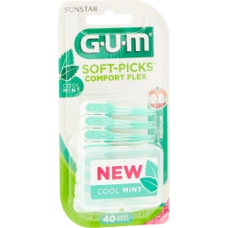 Soft Picks Comfort Flex cool Mint - 40 medium interdental brushes