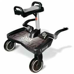 Buggyboard Maxi - Pedana Universale Per Passeggino Con Sedile Nero