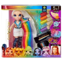 Rainbow High Hair Studio - Bambola Amaya Raine con Accessori