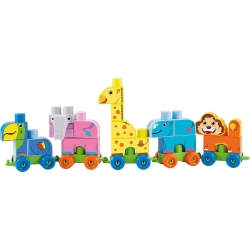Abrick Les Maxi - Construction 42 pieces Zoo Train