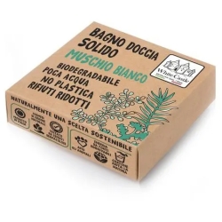 Sustainable solid shower bath White Musk 80 g