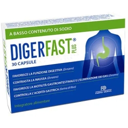 Digerfast Plus - Digestive Aid Supplement 30 capsules