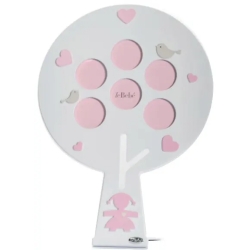 Frames Tree Tondo Rosa