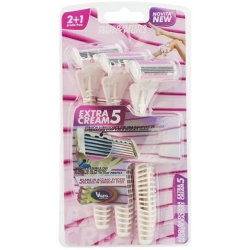 Extra 5 cream - 2 + 1 Women Razors