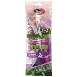Super 2 cream - 8 + 2 Women Razors