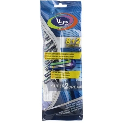 Super 2 cream - 8 + 2 Disposable razors