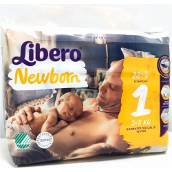 Newborn Size 1 2-5 kg ​​- pack of 24 diapers