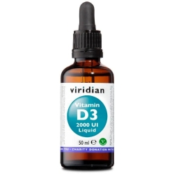 Vitamin D3 2000 UI Liquid - Vitamins and Minerals Supplement 50 ml
