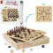 Chess Checkers Tria Top - Board Game