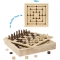 Chess Checkers Tria Top - Board Game
