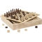 Chess Checkers Tria Top - Board Game