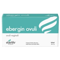 Ebergin soothing for bacterial and fungal infections 10 Vaginal Ovules