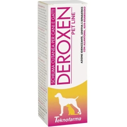 Deroxen Pet Line - Sanitizing foam for dogs and cats 100 ml