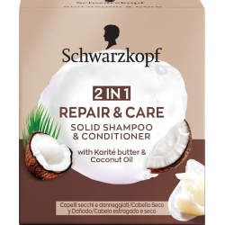 Repair & Care 2In1 - Solid Shampoo & Conditioner 60 g
