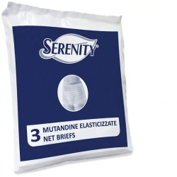 Mitandine elasticizzate - 3 net briefs size L