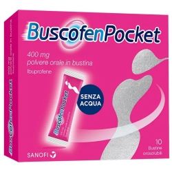 Buscofenpocket - Remedy against menstrual pains 10 Soluble sachets