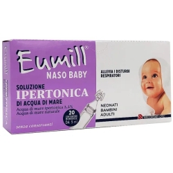 Eumill Naso Baby - Hypertonic Solution 20 single-dose containers