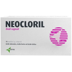 Neocloril - 10 Vaginal Ovules of 2 g
