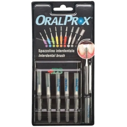 6 interdental brushes Size 7 color Gray