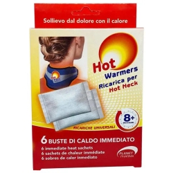 Hot Warmers refill for Hot Neck - 6 immediate heat sachets