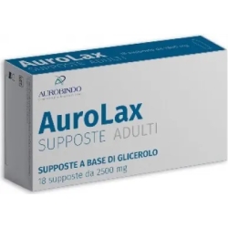Aurolax 2500 mg - treatment of constipation 18 suppositories