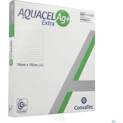 Aquacel AG + Extra - 5 advanced medications 15x15 cm