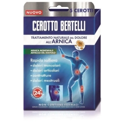 Bertelli - 5 painkiller patches with Arnica