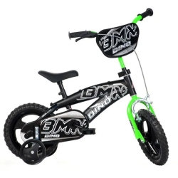 BMX - Bicicletta 12 Pollici Nero/Verde