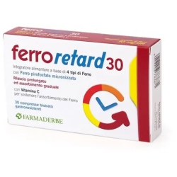 Ferro Retard - Iron Food Supplement 30 tablets
