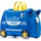 ride-on suitcase Police car blue