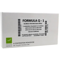 Formula Q - 1 - Homeopathic remedy 6 single-dose containers
