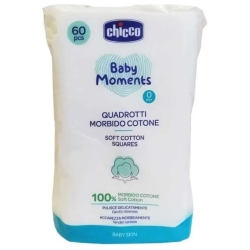 Baby Moments Soft Cotton Squares 60 Pieces
