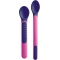 Heat Sensitive Spoons & Cover for children color deep pink