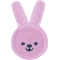 Oral Care Rabbit - Child's oral hygiene glove color Quartz Rose
