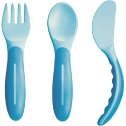 Baby's Cutlery - set of children's cutlery 6m+ color Azure Blue