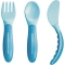 Baby's Cutlery - set of children's cutlery 6m+ color Azure Blue