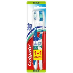 Triple Action - 2 Medium Bristle Brushes