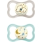 Air Night - 2 Silicone pacifiers 6m+ pink neutral