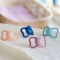 Air Night - 2 Silicone pacifiers 6m+ pink neutral