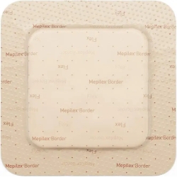 Mepilex Border Flex - 5 dressings self-adhering silicone size 10x10 cm