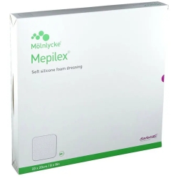 Mepilex - 5 dressings self-adhering silicone size 20x20 cm