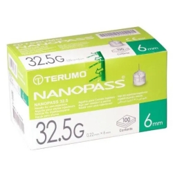 Nanopass - 100 needles 32.5 G of 6 mm for pen-injectors