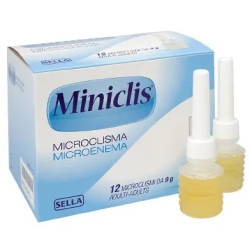 Miniclis Microenema - 12 micro-enemas of 9 g