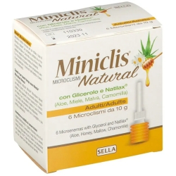 Miniclis Natural - 6 micro-enemas of 10 g